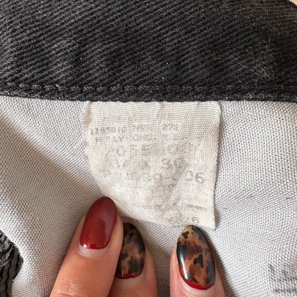 Vintage Lee Black Jeans - Picture 5 of 5